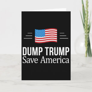 Cartão Despeje Trump - Salve a América - 