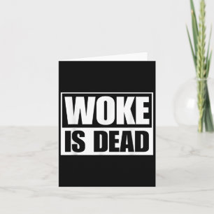 Cartão Desperto Está Morto Humor Sarcástico Slogan Dito