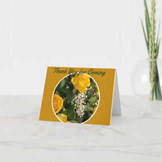 Cartão Destaques da Rosa Dourada Obrigado