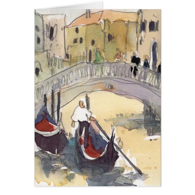 Cartão Destinos | Venice Plein Air Gondola Ride (Frente)