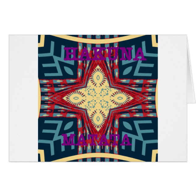 Cartão Desvio Hakuna Matata Hope (Frente Horizontal)