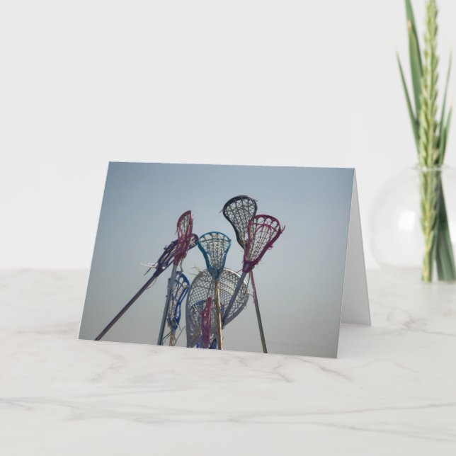 Cartão Details of Lacrosse game (Frente)