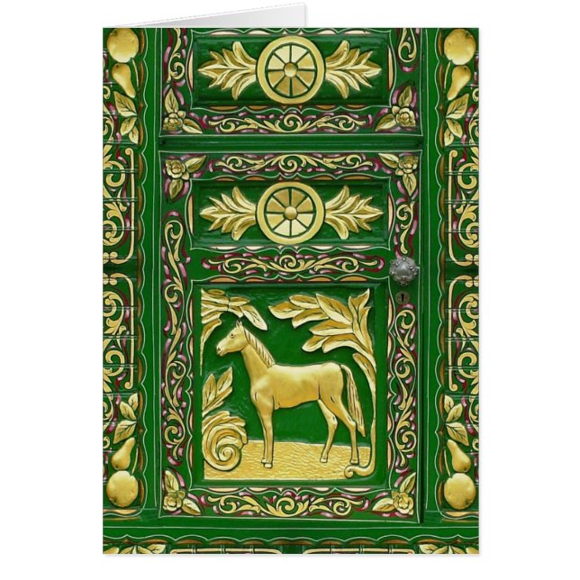 Cartão Detalhe da porta cigana (Frente)