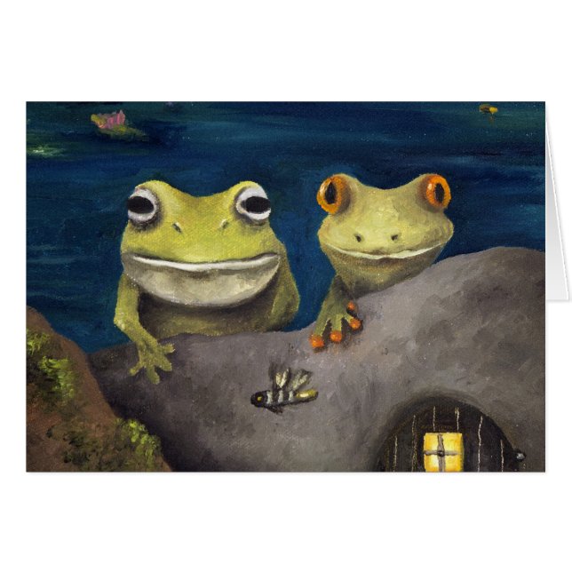 Cartão Detalhe de Frogland (Frente Horizontal)