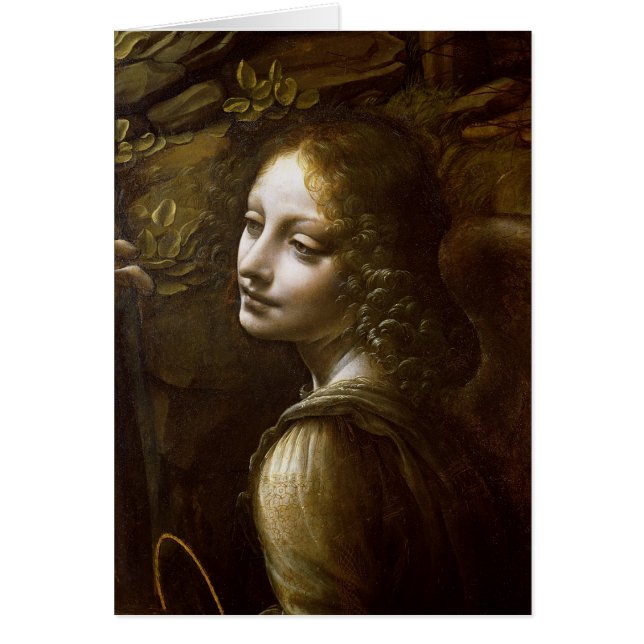 Cartão Detalhe do anjo, do Virgin do (Frente)