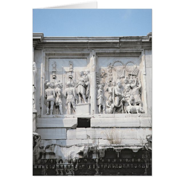 Cartão Detalhe do Arch de Constantina (Frente)