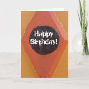 Cartão Detalhe do Edifício Laranja, Feliz Aniversário!