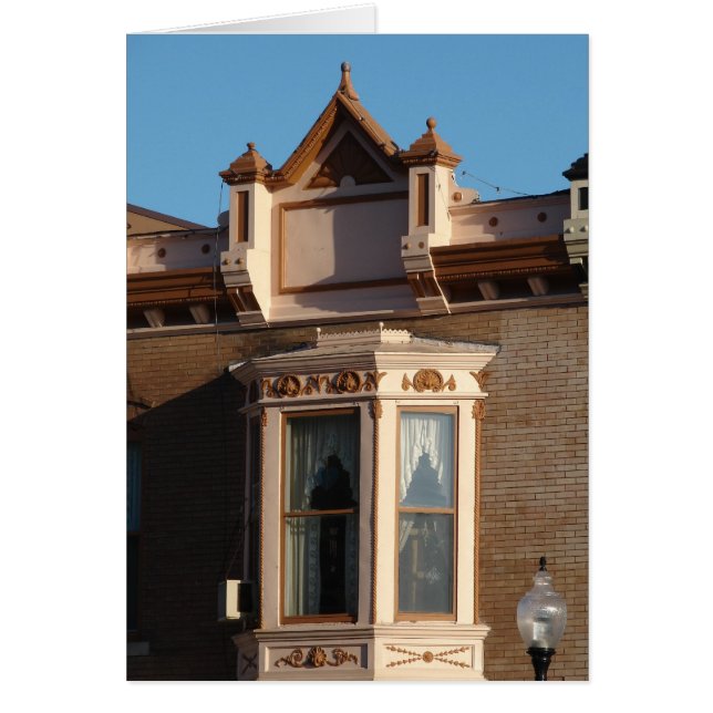 Cartão Detalhes bonito do edifício (Frente)