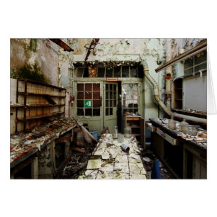 Cartão Deterioração do laboratório