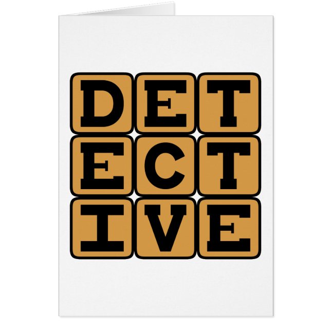 Cartão Detetive, Gumshoe com Duro (Frente)