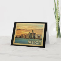 Detroit Michigan Viagens vintage