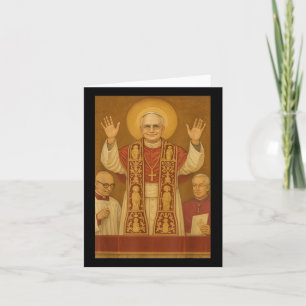 Cartão Deus abençoe Papa Leo Xiv Papa Leo Xiv Papa Camisa