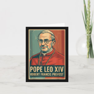 Cartão Deus abençoe Papa Leo Xiv Papa Leo Xiv Papa Camisa