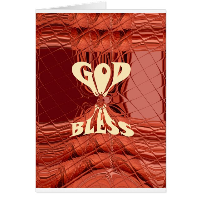 Cartão Deus abençoe Você Ouro kenya Hakuna Matata Giraffe (Frente)