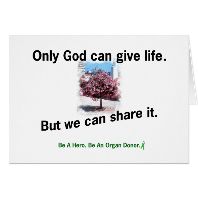 Cartão Deus Compartilhando a Vida (Frente Horizontal)