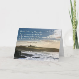 Cartão Deus da Esperança, Romanos 15:13 Verso Bíblia, Cos