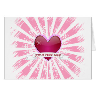 Cartão Deus é puro amor