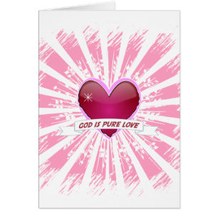 Cartão Deus é puro amor