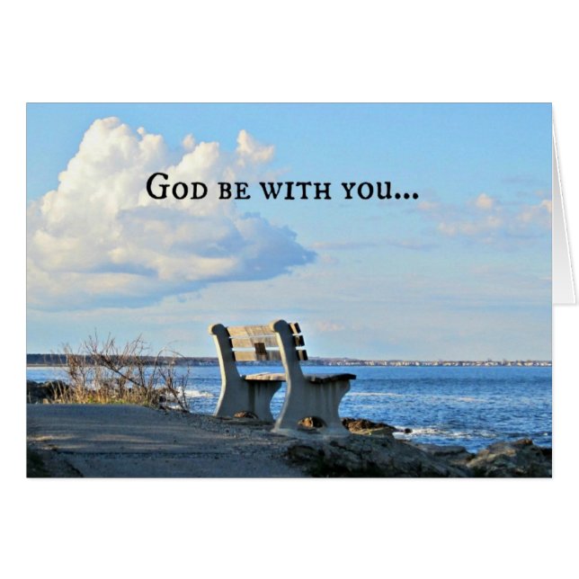 Cartão Deus Esteja Com Você Até Nos Encontrarmos De Novo! (Frente Horizontal)
