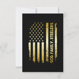 Cartão Deus Family Steelers