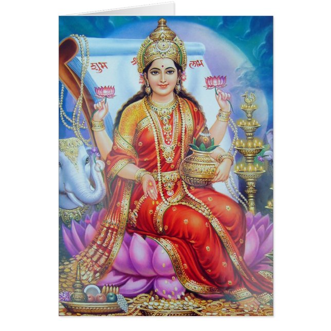 Cartão deus indiano (Frente)