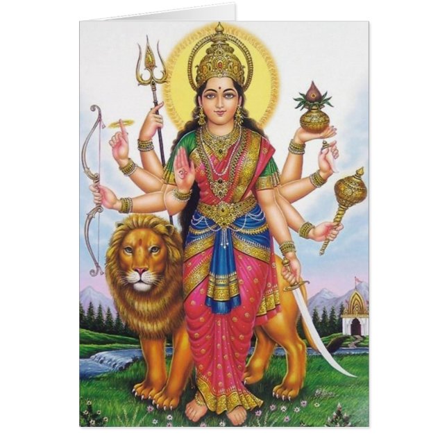 Cartão deus indiano (Frente)