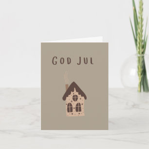 Cartão Deus jul (julkort) Natal sueco