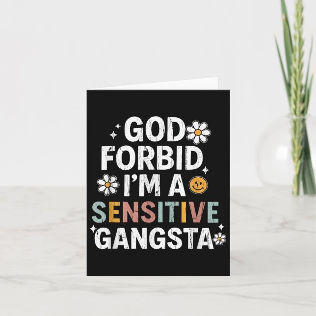Cartão Deus me perdoe, sou um Gangsta Sensível, Gangue Se (Frente)