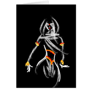 Cartão Deusa da dança