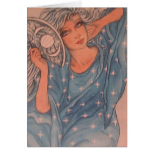 Cartão Deusa da lua