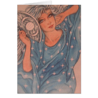 Cartão Deusa da lua