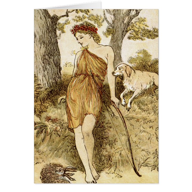 Cartão Deusa Diana (Frente)