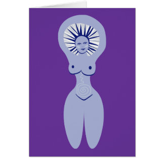 Cartão Deusa do inverno