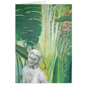 Cartão Deusa do jardim