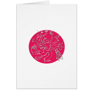 Cartão deusa do mama