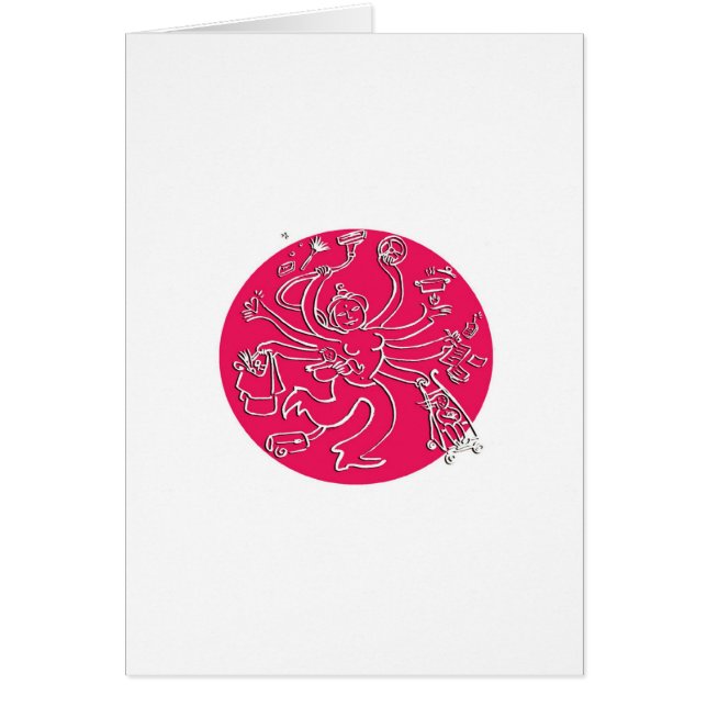 Cartão deusa do mama (Frente)