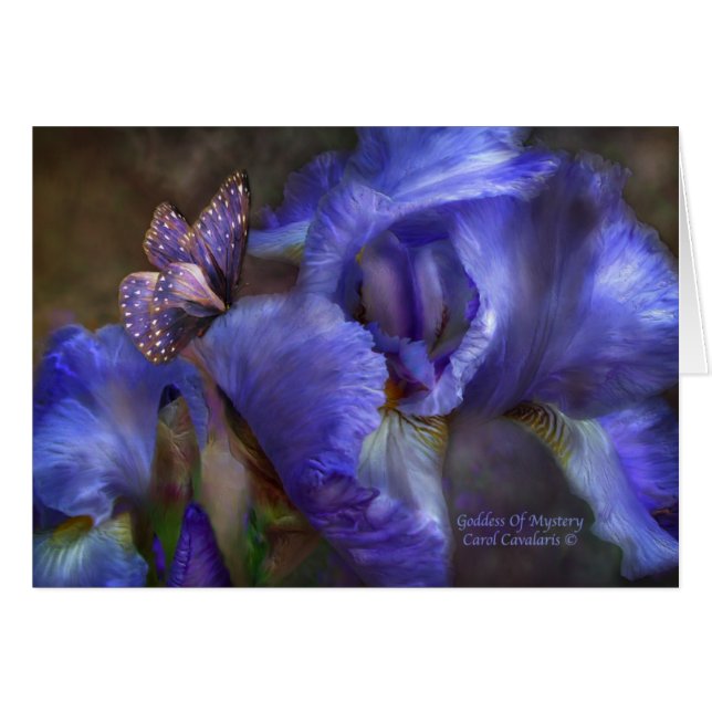 Cartão Deusa do mistério ArtCard (Frente Horizontal)