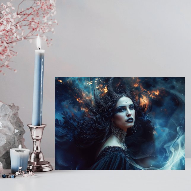 Cartão Deusa Grega Nyx (Criador carregado)