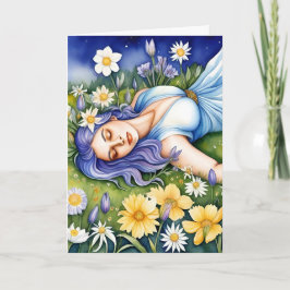 Cartão Deusa Ostara Sabbat do Equinócio da Primavera Feri