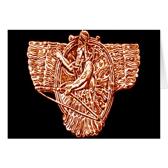 Cartão Deuses voados Mythology* *Sumerian (Frente Horizontal)