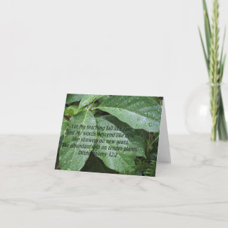 Cartão Deuteronomia 32:2