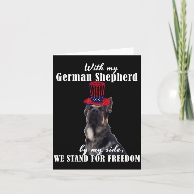 Cartão Deutsch Funny American German Dogs Quotes Germany  (Frente)