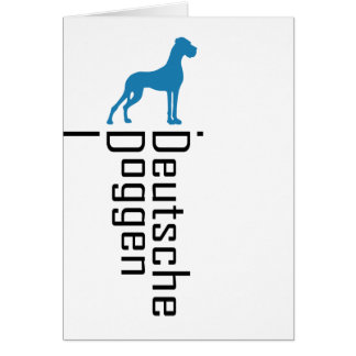Cartão Deutsche Doggen