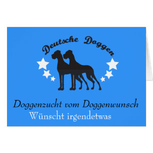Cartão Deutsche Doggen
