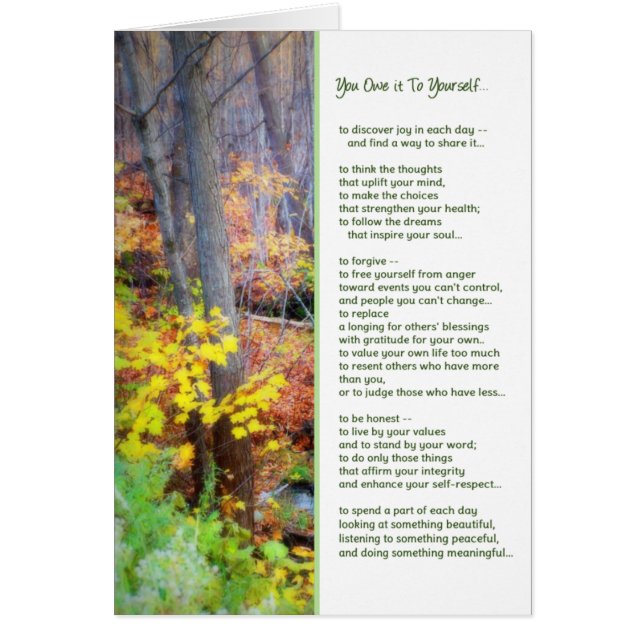 Cartão Deves-Te Isso A Ti Mesmo... (Frente)