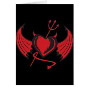 Cartão Devil Heart