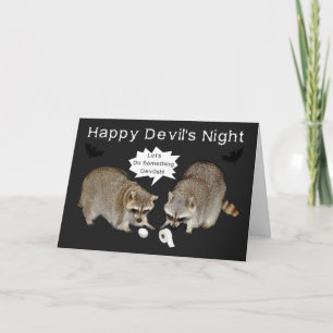 Cartão Devil's Night Greeting Card