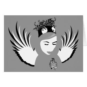 Cartão devoção condenada: anjo perdido