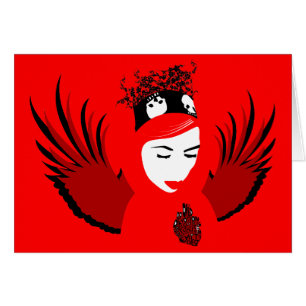 Cartão devoção condenada: anjo perdido