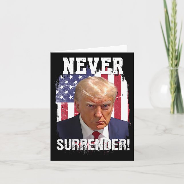Cartão Devolver Trump Usa Flag 2024 (Frente)